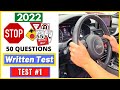 2022 DRIVING WRITTEN TEST PART 1.Questions & Answers for Drivers Licence.