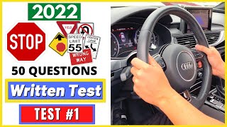 2022 DRIVING WRITTEN TEST PART 1.Questions &amp; Answers for Drivers Licence.