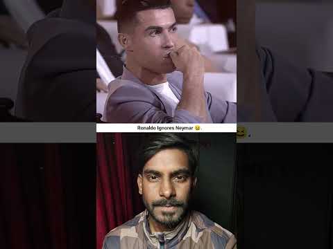 Ronaldo Ignores Neymar 😁 #nothingimposibleinthisworld #shorts