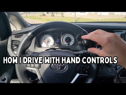 How I drive with hand controls//driving when you're paralyzed