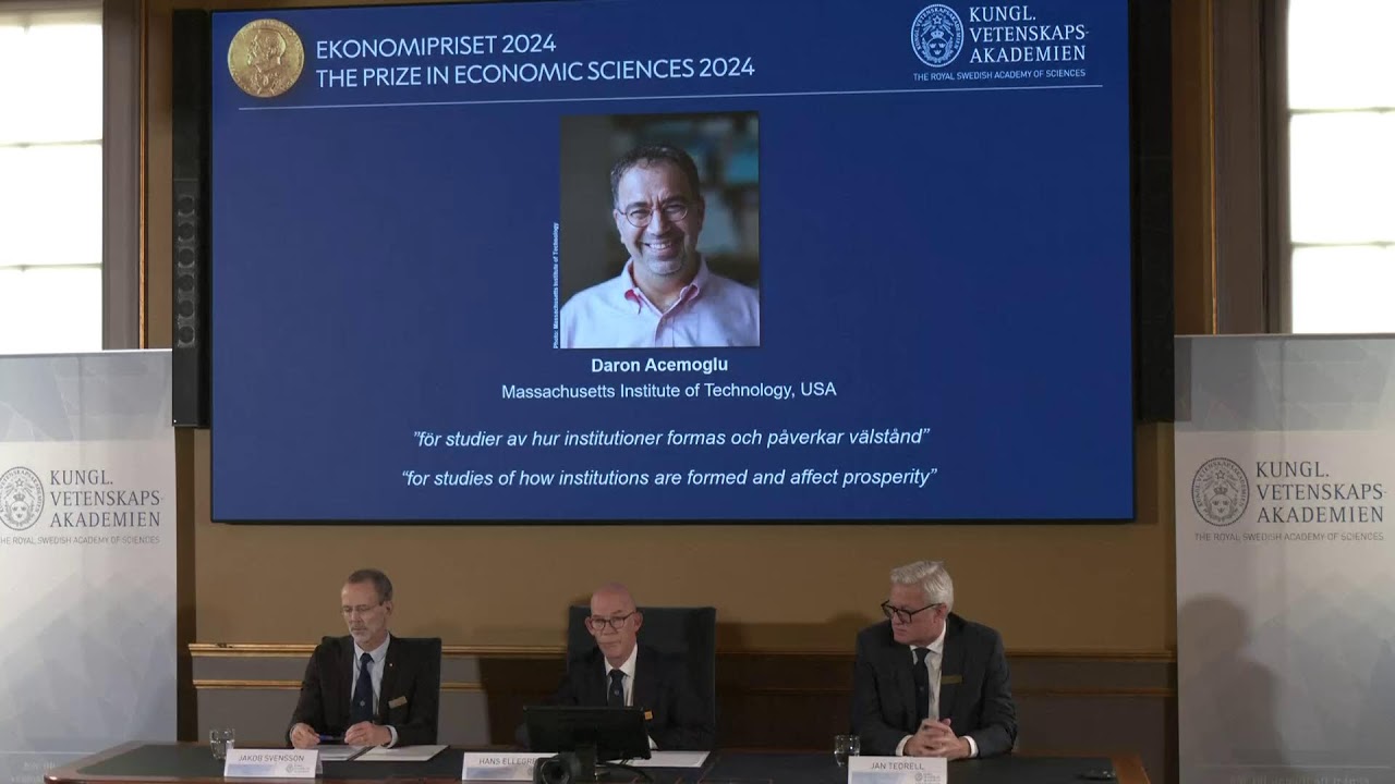 The 2024 Nobel Prize in economic sciences is announced
