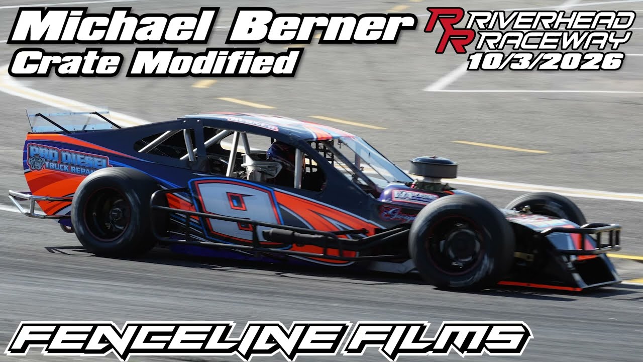 Michael Berner Crate Modified Riverhead Raceway 10/3/2026