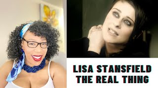 LISA STANSFIELD - THE REAL THING (FIRST TIME LISTENING TO THIS SONG) | REACTION