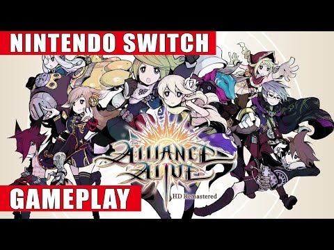 The Alliance Alive HD Remastered Nintendo Switch Gameplay