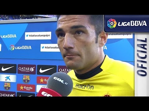 Entrevista | Interview Adán tras el FC Barcelona (3-1) Real Betis - HD