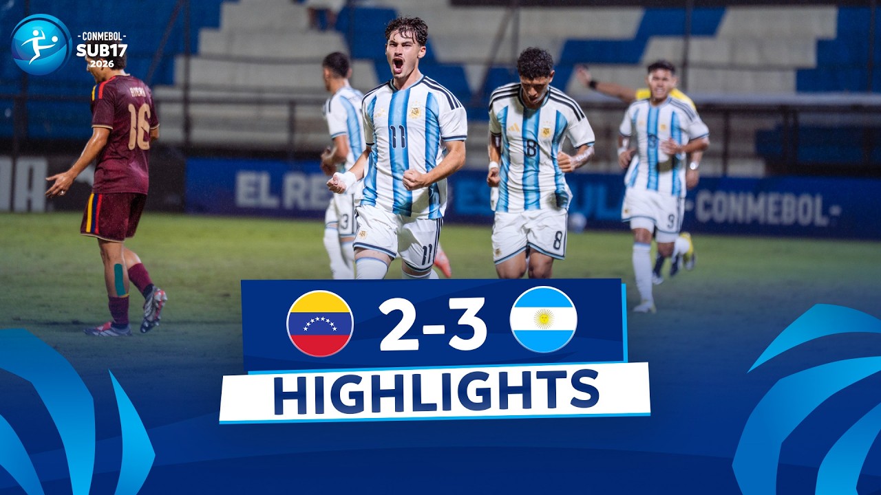 Venezuela U17 vs Argentina U17 Highlights