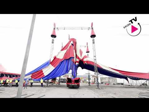 Zeltaufbau in 1,5 Minuten