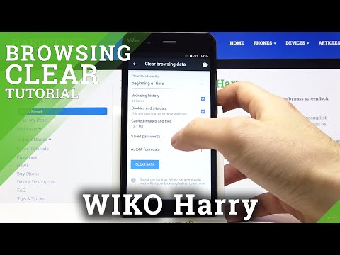 WIKO Harry – Clear & Delete Browser Data