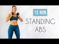 15 MIN STANDING ABS WORKOUT (with weights)