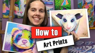 How to Package Art Prints for Retail and Wholesale