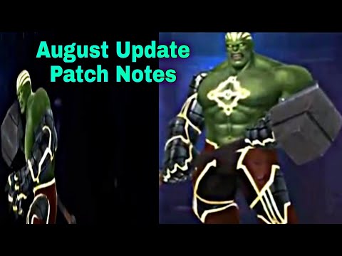 August Update Patch Notes Guide 2022 And No T3 - Marvel Future Fight