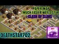 PAPER MAP MUCH EASIER WAY 3 STAR (TH 9-12) - Clash of Clans