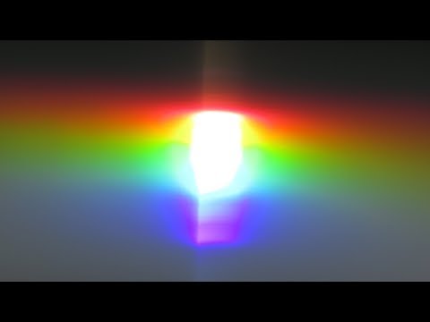 Rainbow Colored Solar Eclipse Viewed Through A Prism 2017 4k UHD 2160p