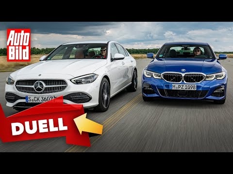 Mercedes C-Klasse vs. BMW 3er (2021) | Das Duell der Limousinen mit Dennis Petermann