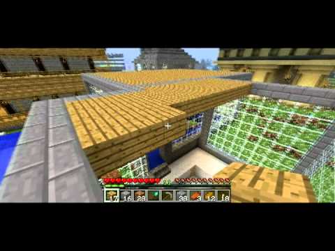 Let's play Minecraft Ep 3 Swimming House ( Win Ps3, Headset and MW3 )
