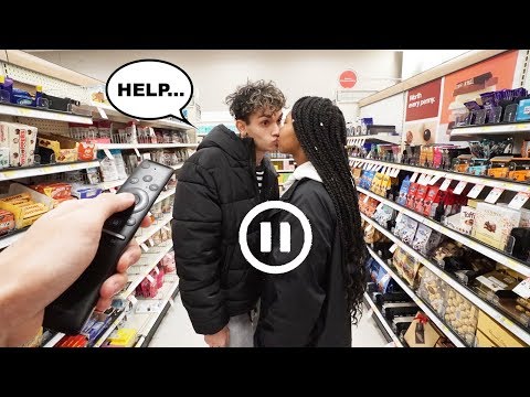 The PAUSE CHALLENGE with Ex GIRLFRIEND for 24 HOURS! *Awkward*