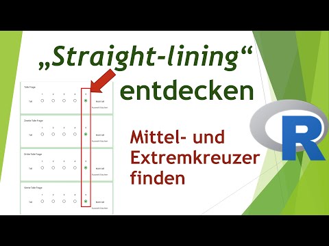 Prüfung auf "straight-lining" in R - "Durchkreuzen" in Fragebögen entdecken (IRV)