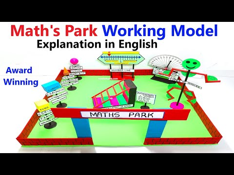 maths park working model diy maths project howtofunda craftpiller
