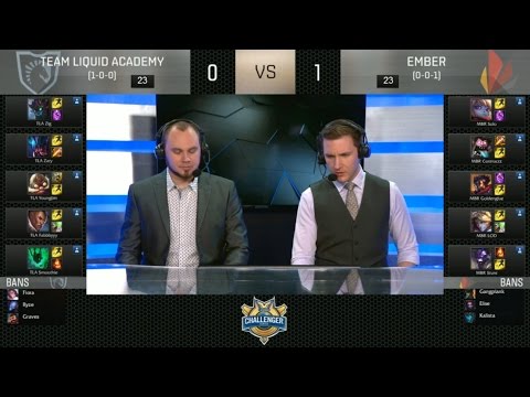 MBR vs TLA Highlights Game 2 - Ember vs Team Liquid Academy - 2016 NA Challenger Spring