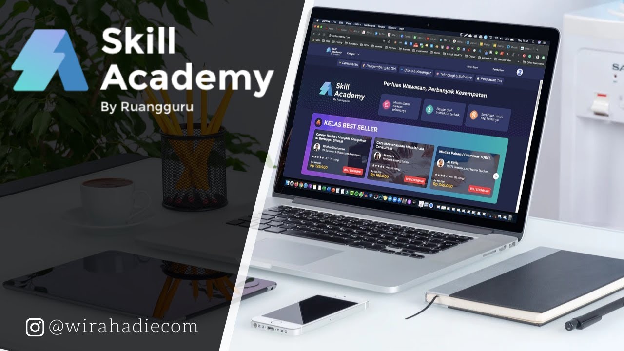 Cara Daftar Kursus Online Skill Academy Ruangguru