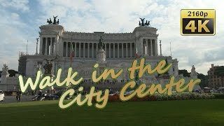 Rome, walk in the center - Italy 4K Travel Channel