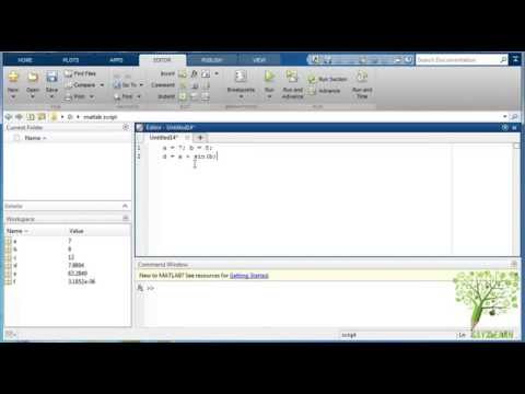 How to create matlab m file or script file