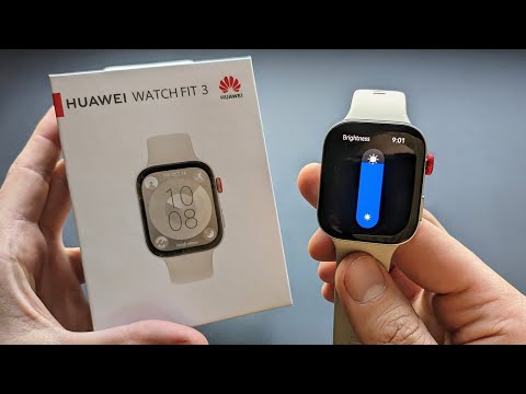 Change Display Brightness / Turn Off Adaptive Brightness on Huawei Watch Fit 3