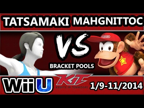 KiT 15 - Tasumaki (Peach, WFT) Vs. Mahgnittoc (Diddy Kong) SSB4 Bracket Pools - Smash 4 Wii U