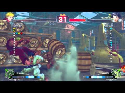 SSF4 Rank Match  step1091x (KE)  vs  mok11bk (MK)
