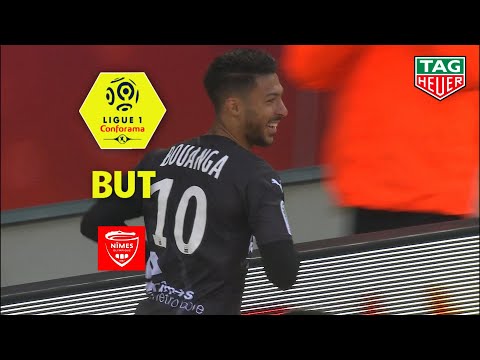 But Denis BOUANGA (46') / Stade de Reims - Nîmes Olympique (0-3) (REIMS-NIMES)/ 2018-19