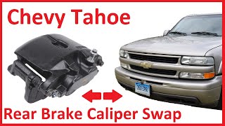 Chevy Tahoe / GMC Yukon Rear Brake Job - Caliper and Rotor Replacement