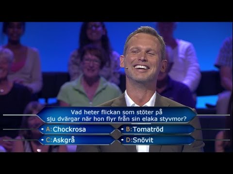 Rickard Sjöbergs fantastiska felsägning - Postkodmiljonären (TV4)