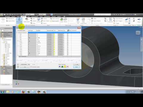 How to Use Linked Parameters to Drive Parts in Autodesk Inventor