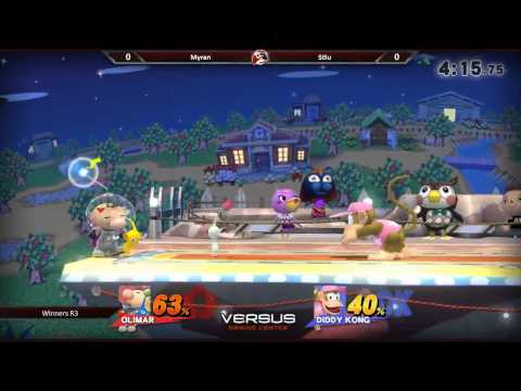 VS EVO Qualifier 5/16/15 - Winners R3 - Myran (Olimar) vs. Sisu (Diddy) - Smash 4