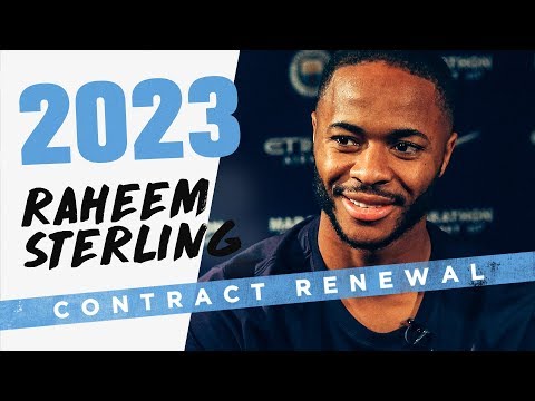 RAHEEM STERLING SIGNS NEW MAN CITY CONTRACT! Exclusive Interview