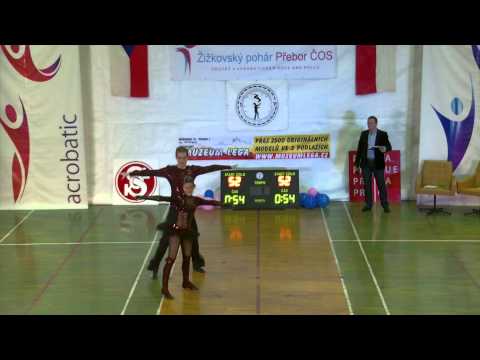 Jiří Jakubec a Nikola Zunová, ktg.junior - 1.místo