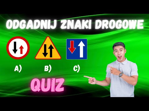 Czy rozpoznasz ten znak drogowy? 🚦 | Wskaż odpowiedni znak!