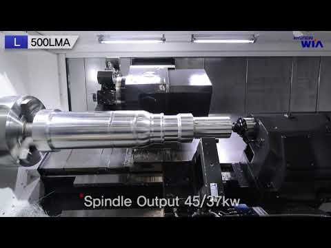 Токарный обрабатывающий центр с револьверной головкой HYUNDAI WIA L500LMA - Видео c Youtube №1