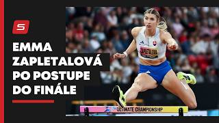 Emma Zapletalová po postupe do finále: Nohy stále idú, dám do toho všetko! | MS v atletike 2026