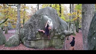 Video thumbnail de Aeroheart, 7c. Fontainebleau