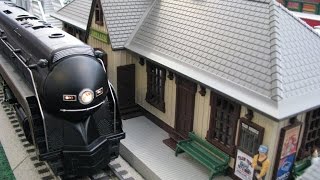 preview picture of video '3 Rail O-Scale model trains in action'