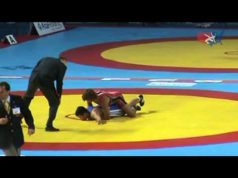 2011 Worlds Greco 74kg - Askhat Dilmukhamedov (KAZ) vs. Andy Bisek (USA)