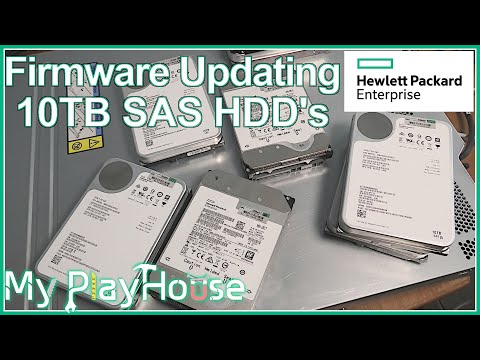 Firmware Updating Dodgy HPE Enterprise 10TB HDD´s - 1168