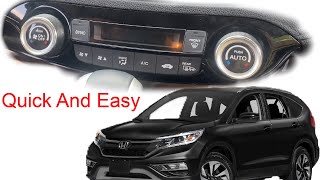 (2012-2016) Honda CRV Auto Dual Climate AC Heater Temperature Control OEM Unit Removed And Installed