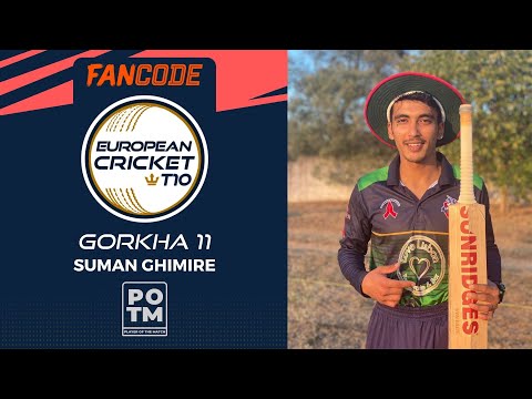 POTM: S.Ghimire - GAM vs GOR | Highlights | FanCode ECT10 Portugal | Portugal 2022 | ECT22.025