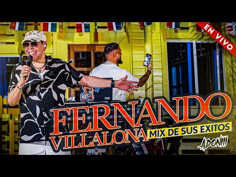 FERNANDO VILLALONA 🎤 CANTANDO  EN VIVO CON DJ ADONI ( MERENGUE MIX, BOLEROS MIX BACHATAS MIX )