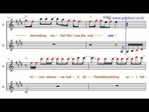 My Happy Ending - Bb Tenor/Soprano Sax Sheet Music  [ Avril Lavigne ]