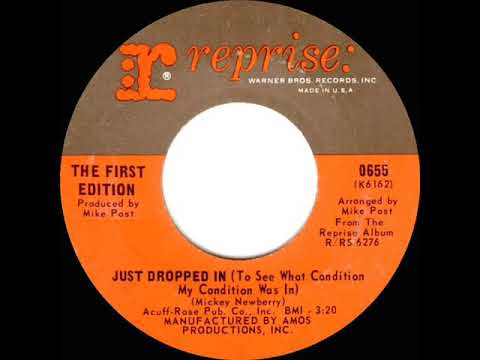 1968 HITS ARCHIVE: Just Dropped In (To See What Condition My Condition Was In) - First Edition (45)