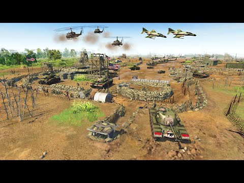 US Marine's Vietnam AIR FORTRESS Surrounded... - Men of War: Vietnam War Mod