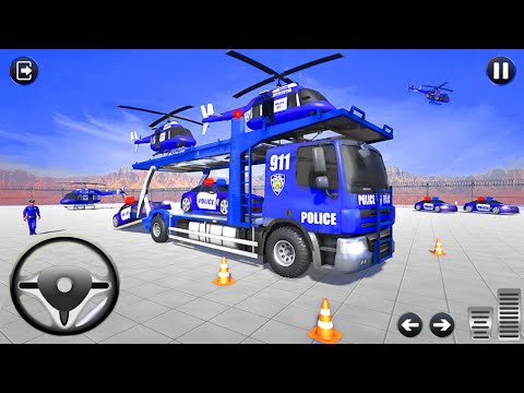 Police Vehicle Transport Truck Sim - Police Transport Driving - Android Gameplay